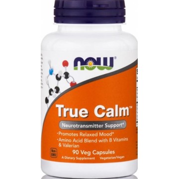 TRUE CALM Amino Relaxer NOW FOODS 90caps ΑΓΧΟΣ